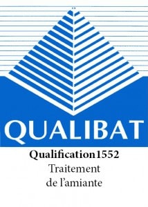 logo qualibat qualification 1152 traitement de l'amiante
